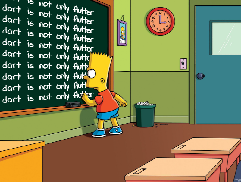 Dart is not only Flutter